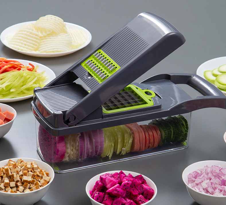Vegetable cutter multi-function dicing device potato shredder shredder –  AI.BO&S